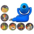 Miniatyrbillede 1 af 4: Stjerne Måne Dyr Projektor Led Projektor 6 Billeder Sensor EU Stik