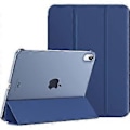 Pikkukuva 1 / 5: iPad 10. sukupolvi 10,9 tuumaa 2022, ohut jalustallinen suojakotelo kovalla PC-läpikuultavalla takakuorella iPad 10. sukupolvelle 2022, tukee Touch ID:tä, A
