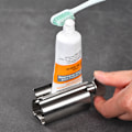 Miniatyrbillede 4 af 5: 2 stk. tandpastaklemmer i rustfrit stål, tandpasta dispenser, manuel roterende squeeze cleaner clip