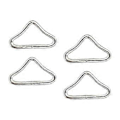 Miniatyrbild 5 av 5: 4x V-ring triangelspänne, metall trampoline nätspänne, fast utomhusutrustning för barns hoppstolar (utan remmar) no Straps