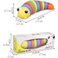 Miniatyrbilde 5 av 5: Fidget Slug Toy, Sensorisk Slug Skrivebordsleker Lindring Anti-Angst