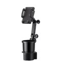 (Svart) Bilkoppholder, Justerbar Base 360° Roterbar Bil C