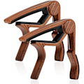 Miniatyrbilde 1 av 5: Capo 2-pakning Enhånds Hurtigbytte Aluminiumlegering Capo for Ukule