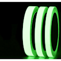 Miniatyrbilde 2 av 5: Blå Fluorescerende Tape - 10mm x 10m - Gløder i Mørket Reflekterende