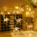 Miniatyrbillede 2 af 5: Julelys med hjorte, julelys, dekorative lys (2m 10 lys)