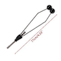 Miniatyrbillede 2 af 5: til Kreativ Bobbin Fluefiskeri Bindeværktøj Keramik + Metal Justerbar Bobbin Tråder Spoleværktøj 11cm/4.33in