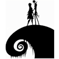Miniatyrbilde 2 av 4: 42X50Cm 3D Veggklistremerker Sally Nightmare Before Christmas Love Vi