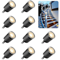 Pikkukuva 1 / 4: Uppoasennetut LED-kansivalosarjat suojakotelolla 32 mm:n maisemavalaistus IP67 vedenpitävä, 12 V matalajännite
