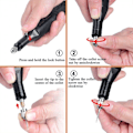 Miniatyrbillede 2 af 4: Sort gravering værktøjssæt, multifunktionel gravering pen DIY roterende værktøj