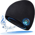 Pikkukuva 1 / 4: Bluetooth-musiikkipipo Neulohattu Bluetooth-hattu Binaural-puhelu Kuunteleminen Kappaleita（MUSTA）