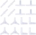 Akvariumslanganslutningar i plast, 40-pack