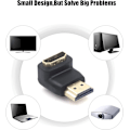 Pikkukuva 4 / 4: HDMI-sovitin 90 astetta ja 270 astetta kulmassa oleva HDMI-liitin oikea