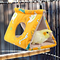 Pikkukuva 4 / 4: Talvi lämmin lintujen pesätalo riippuva hammock sametti suoja mökki häkki linnut piilopaikka nukkumisvuode