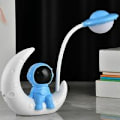 Miniatyrbilde 4 av 4: Øyepleie nattlys 2 lysmoduser Modelllampe for biblioteksstil-rød