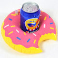 Miniatyrbild 1 av 5: Uppblåsbar dryckeshållare tecknad uppblåsbar flaskhållare badleksak poolunderlägg för öl drycker juice（1PCS B）