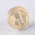 Pikkukuva 1 / 5: Elite Brass Retro Alphabet Initials Vaha Tiiviste Leima 26 Kirjainta A-z Vaha Tiiviste Leima Posti Koristeluun Diy Kortin Tekoon（P）