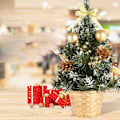Miniatyrbillede 5 af 5: Lille kunstig juletræ i fyr til skrivebord, midtpunkt, Chris