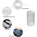 Miniatyrbillede 4 af 5: 4 stk. Aluminiumsrende Beskyttelse Udvidelig Filter Si, 3 Tommer