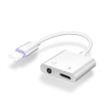 Miniatyrbilde 1 av 5: 1PC Hodetelefonadapter for iPhone 2 i 1 Lightning til 3,5 mm Jack H