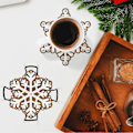 Pikkukuva 3 / 5: Timanttimaalattu DIY-lumikidepuinen alusta