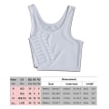 Miniatyrbillede 5 af 5: Kvinde Bryst Binder Tomboy Lesbisk Korset Trans Vest Sommer Side Spænde Kort Tank Top Underkjole Shaper Bustier Bryst Binder（3XL）