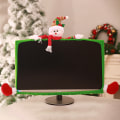 Miniatyrbillede 3 af 5: Julemand computer støvdæksel 19-27\" julepynt tredimensionelt tegneserie computer cover non-woven computer kjole