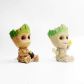Miniatyrbillede 2 af 6: Harpiks Akvarie Dekoration 1 stk. Akvarium med iltpumpe og boblestein