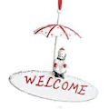 Miniatyrbilde 3 av 5: Juletre Anheng Julete Ornament Dekorasjon Nordisk Samleobjekt Morsom Juletre Anheng for Fest Hjem Utendørs Style D 14cmx11cm