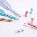 Miniatyrbillede 5 af 5: 4 stk. sæt fancy nib-formet kuglepen 0,38 mm gelpen sort blæk
