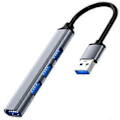 Miniatyrbild 1 av 5: RYRA 3.0 USB C Hub Fyrportars Typ-C Förlängare Multifunktionell Dockningsstation Multi