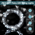 Pikkukuva 2 / 5: Lämmin valkoinen paristokäyttöinen LED-valosarja 2M 20 LED Mini LED