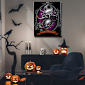Pikkukuva 4 / 5: 5D DIY timanttimaalaussarja aikuisille, Halloween-kallotimantti P