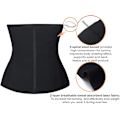 Miniatyrbillede 4 af 5: (XL) Kvindernes flade mave shaper lynlås slanke korset talje træner Sl