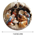 Miniatyrbilde 3 av 3: Julekrybber Julepynt, Julekrybbe Ornamenter, Fødsel