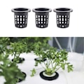Miniatyrbillede 4 af 5: 40 stk. Have Net Cups, Hydroponics Net Pots Have Slottet Mesh Net Cups Plante Børnehave Potter Rund Spand Kurv