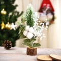 Miniatyrbild 4 av 4: Mini julgranar bordsgranar konstgjorda julgranar med