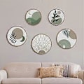 Miniatyrbild 2 av 5: Boho Konst Väggdekoration Träväggdekor Rund BOHO Geometrisk Hängande Väggbonad