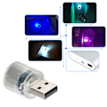 Pikkukuva 4 / 5: 1x Mini-lamppu lisävarusteet USB LED Auton sisätilojen neon tunnelma
