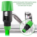 Miniatyrbillede 4 af 5: Universal hane adapter, 2 stk. haneforbindelse, justerbar plast