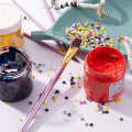 Miniatyrbild 5 av 7: Hantverks pärlor 24 rutnät mjuk lera hirs pärlor DIY set, (1 st), ha