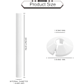Pikkukuva 2 / 8: 10 kpl patterinlämmitysputken peitettä ja hihaa 200 mm x 15 mm putken napsautus PVC-patterin peite 15 mm putken peite paksuuntunut patterin hiha
