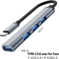 Pikkukuva 4 / 5: 1PC USB C -keskitin - 4 in 1 Type C useita USB-portteja per pc -telakka