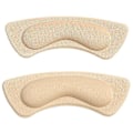 Miniatyrbillede 1 af 2: Klistret Stof Svampe Sko Hæl Indlægssåler Pads Lineær Fodbeskyttelse Beige