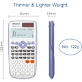 Miniatyrbillede 4 af 5: Videnskabelig lommeregner 417 Funktioner 2 Linjer 10+2 Cifre Display Wr