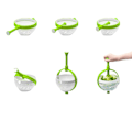 Miniatyrbilde 5 av 5: Enkel å bruke salatspinner | Non-scratch, Nylon Spinning Colander | Salatslynge