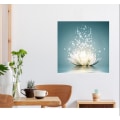 Miniatyrbild 2 av 3: 5D diamantmålning, kroklist magi av lotusblomman brun, MDF