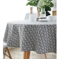 Miniatyrbillede 5 af 5: Rund Dug i Bomuld og Linned Dug Twill Dug Si