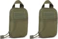 2 st taktiska Molle-väskor Militärbältesväska EDC midjeväska Extra