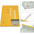 Pikkukuva 2 / 5: Mini Universal Circular Table Angle Saw Ruler Durable DIY Woodwor