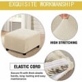 Miniatyrbilde 4 av 5: (beige) Stretch Slipcovers, Square Spandex Fabric Slipcovers for